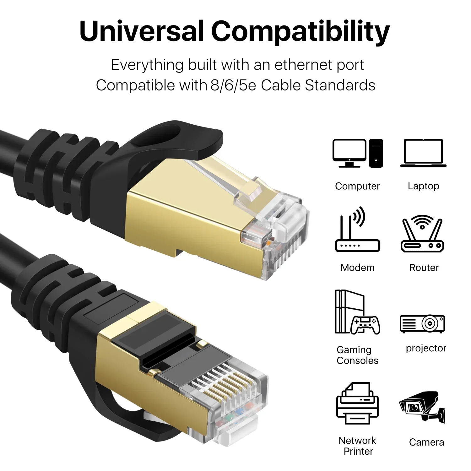LAN Cable CAT 7 Ethernet Cable 15m - Image 8