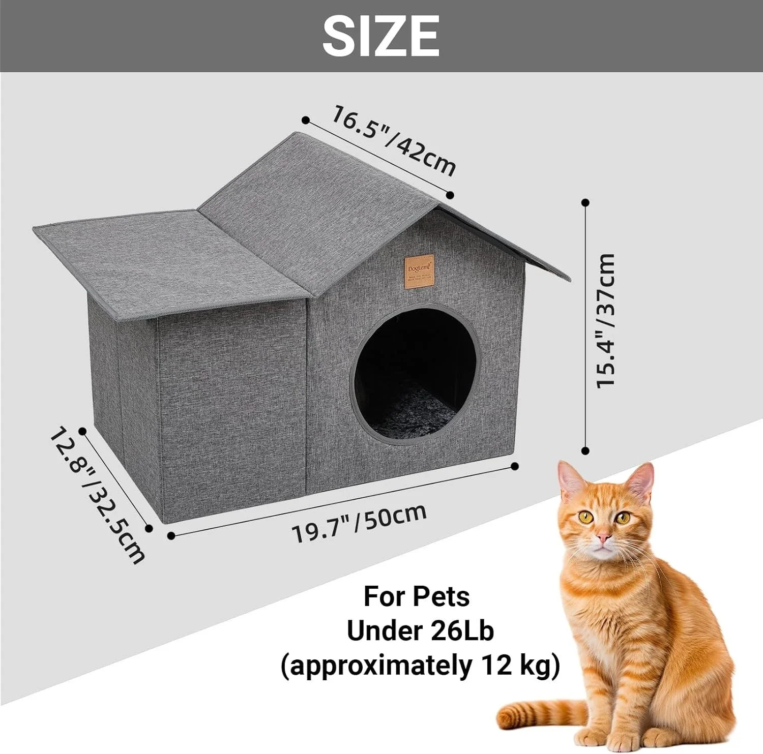Large Foldable Waterproof Outdoor Pet House - Image 5