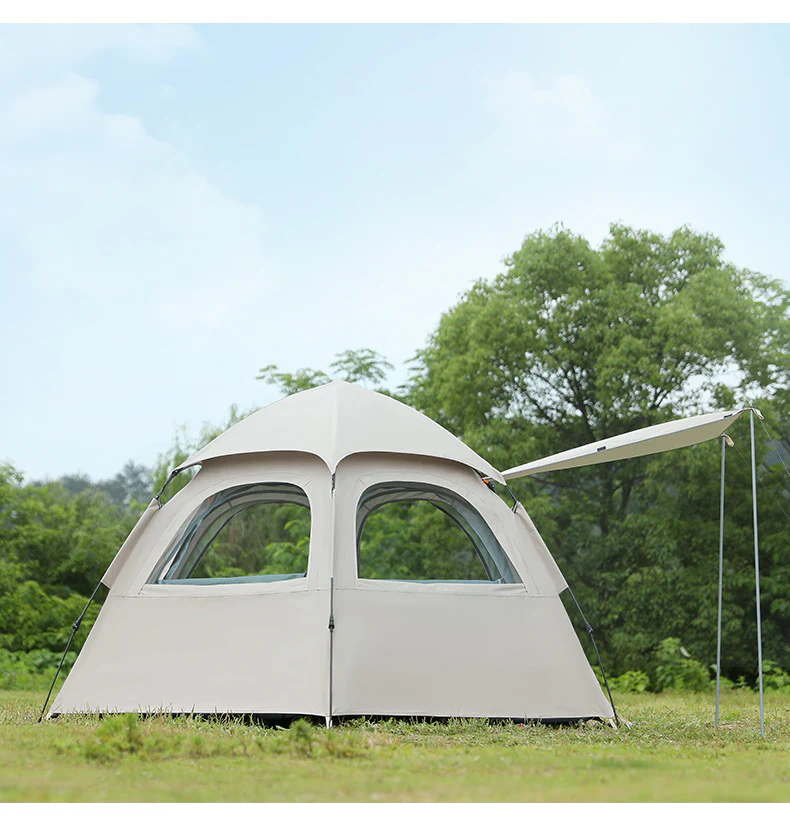 Large Hexagon Double-Layer Waterproof Camping Tent - Image 5