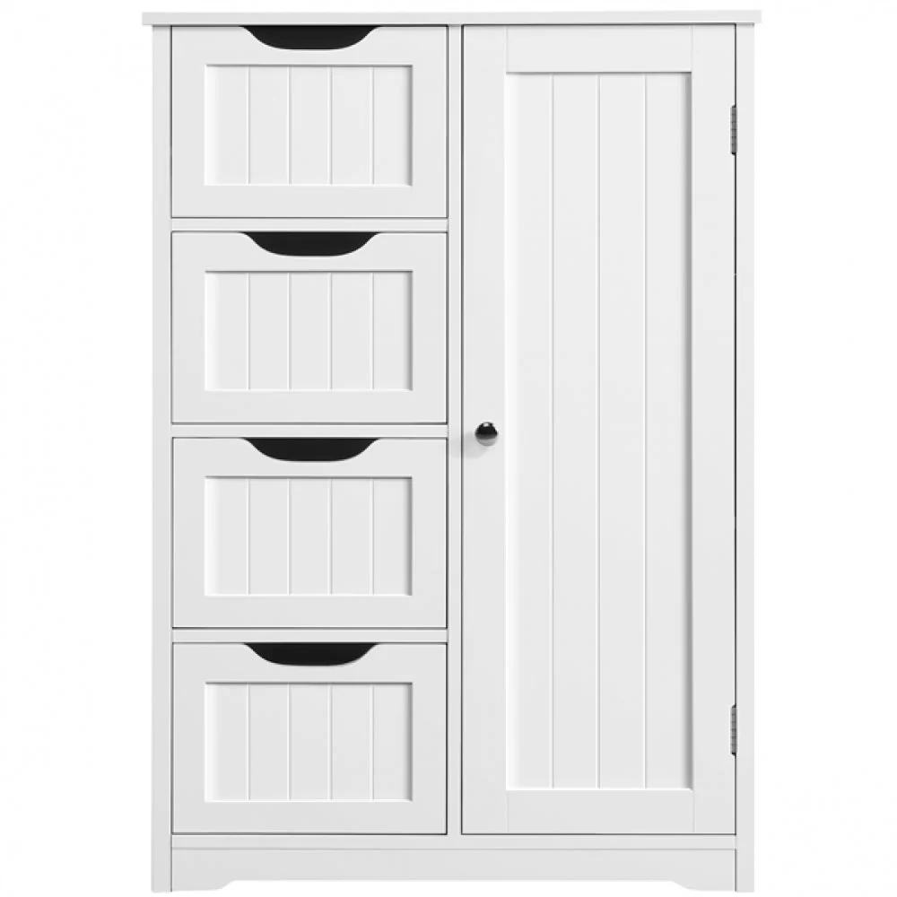 Large Wooden Bathroom Floor Cabinet - Image 2