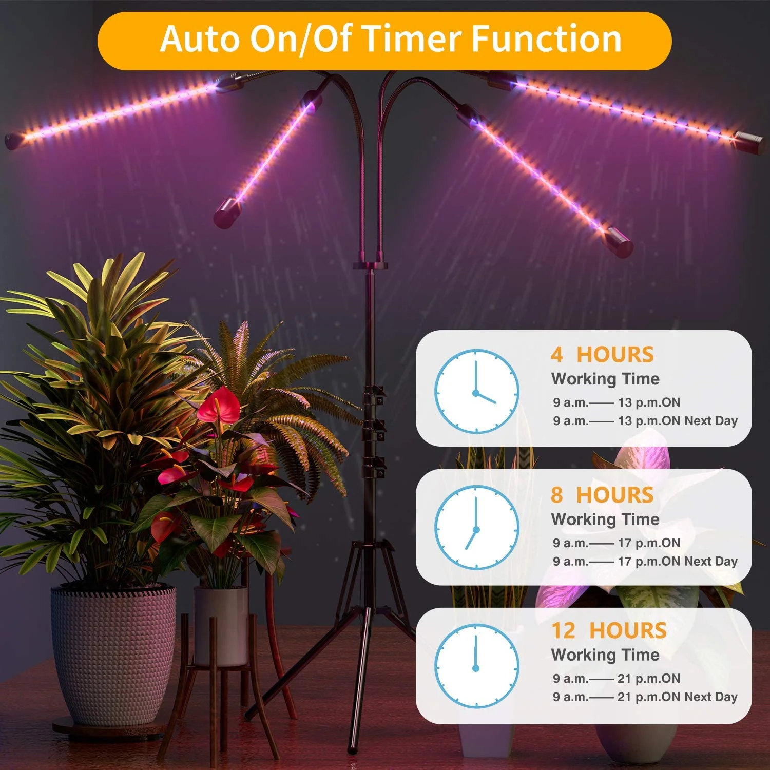 LED Grow Light with Timer For Plants - Image 6