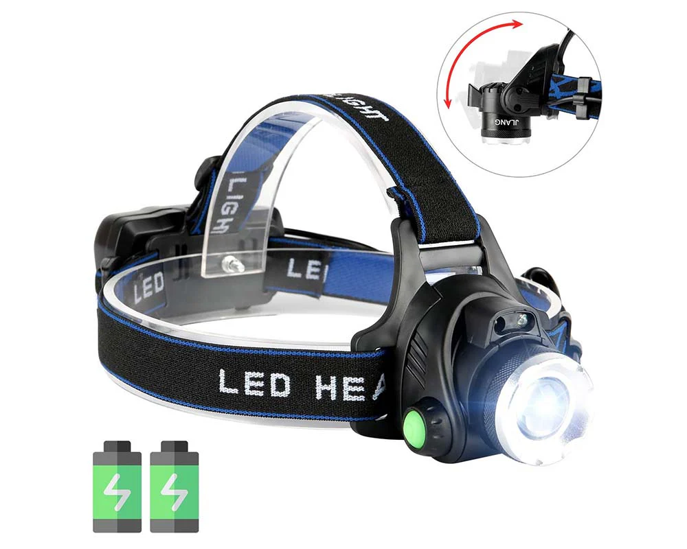 LED Headlamp, Rechargeable Led Head Lamp - Image 9