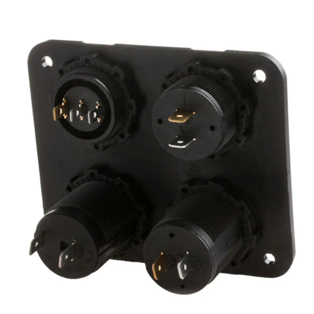 LED Rocker Switch Panel Dual USB - Image 10