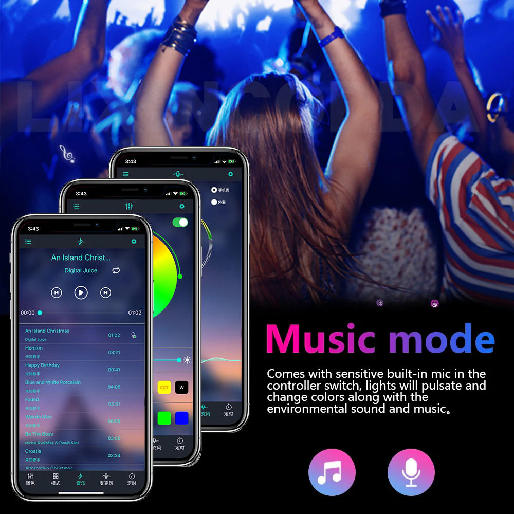 LED Strip Lights 20M 5050RGB 24key Remote - Image 6