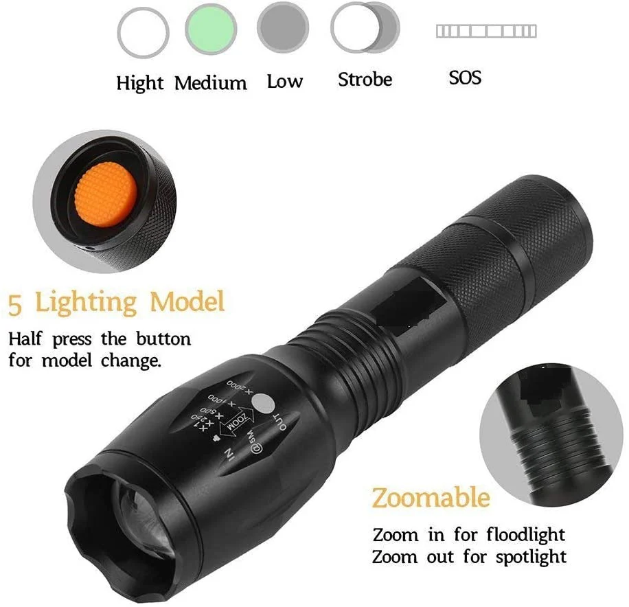 LED Torch Powerful LED Flashlight torch - Image 3