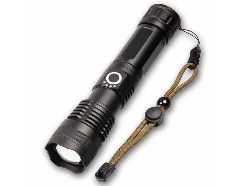 LED Torch Rechargeable High Lumens Flashlight with 26650 Battery - Image 3