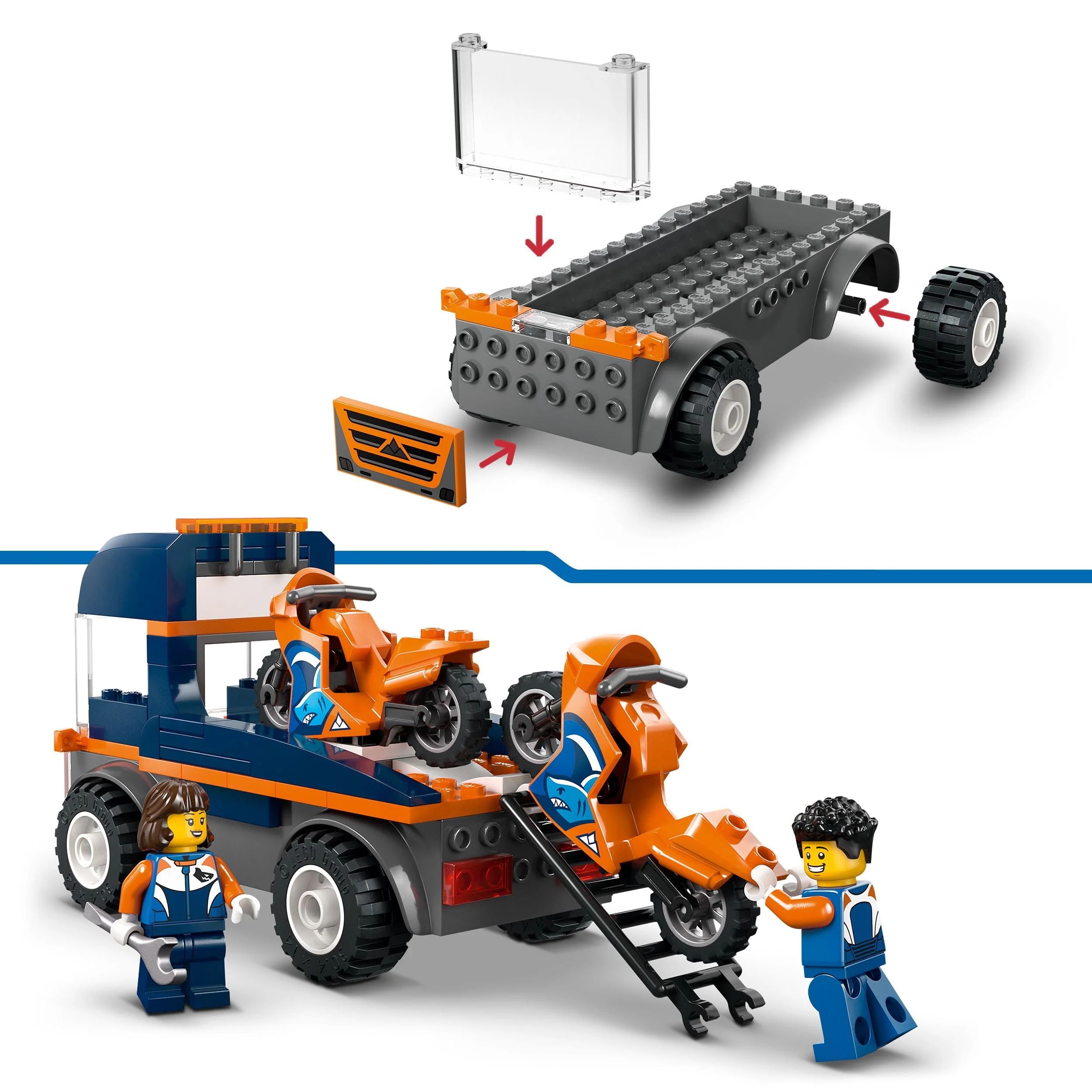 LEGO City: Motorcycle Transporter (60491) - Image 14