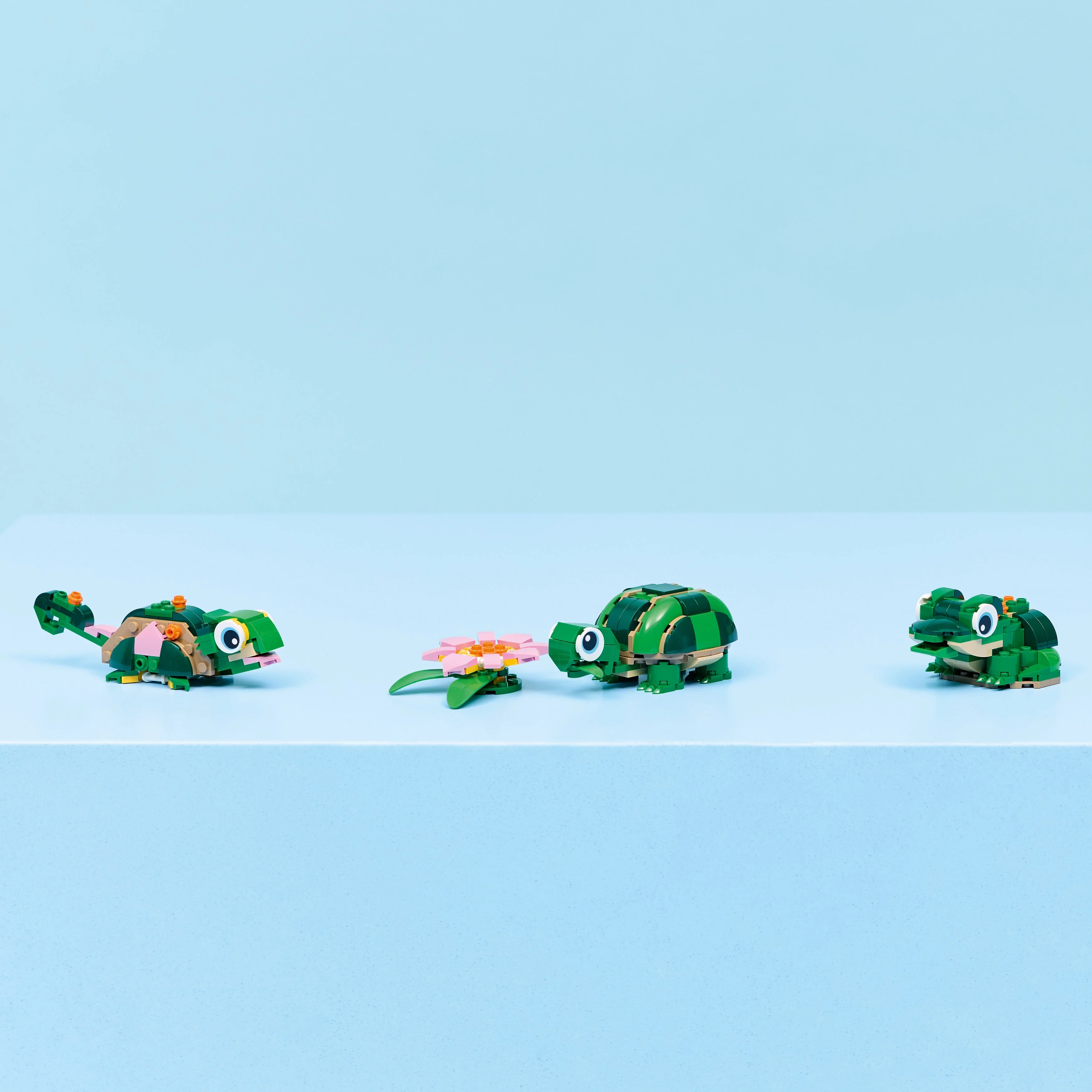 LEGO Creator: Turtle with a Water Lily Flower (31377) - Image 8