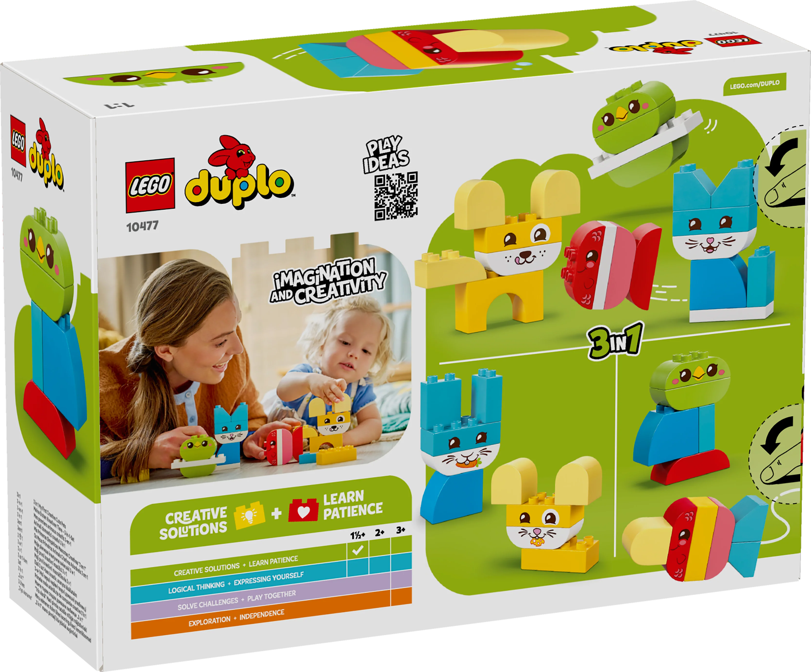 LEGO DUPLO: My First 3 in 1 Creative Cute Pets (10477) - Image 3