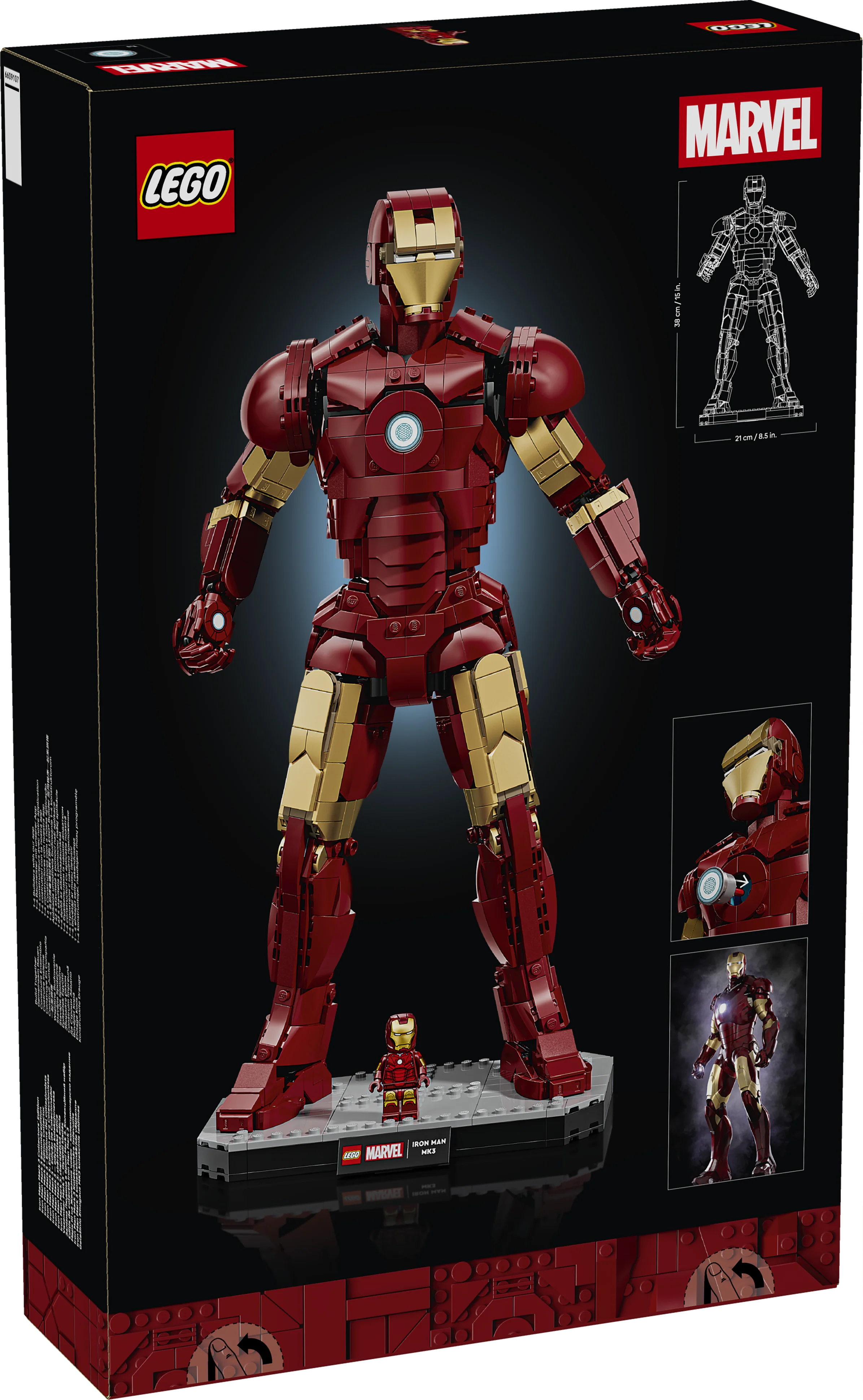 LEGO Marvel: Iron Man Mark 3 Collectors Edition (76344) - Image 2