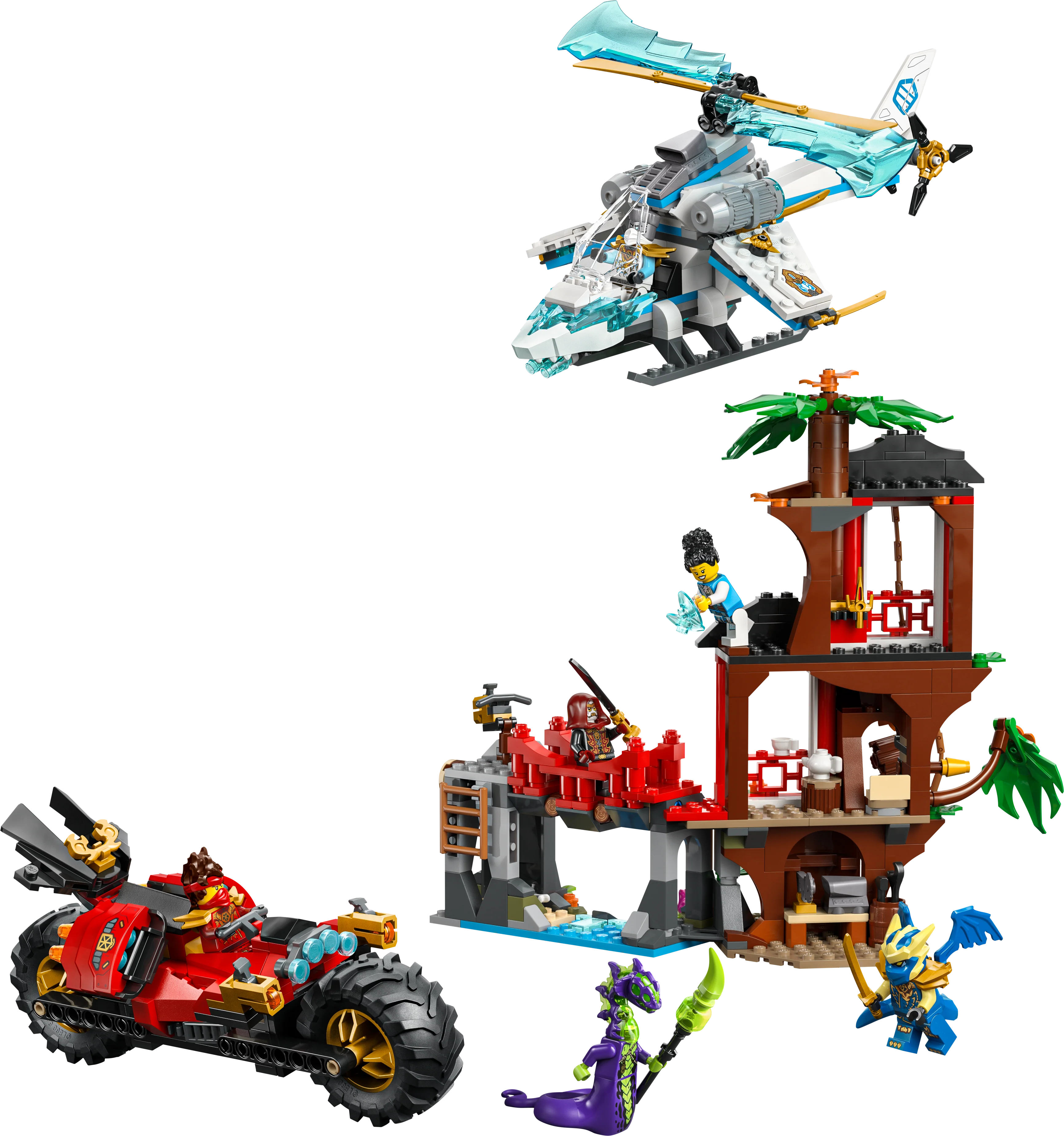 LEGO NINJAGO: Ninja Vehicle Tree House Battle (71857) - Image 4