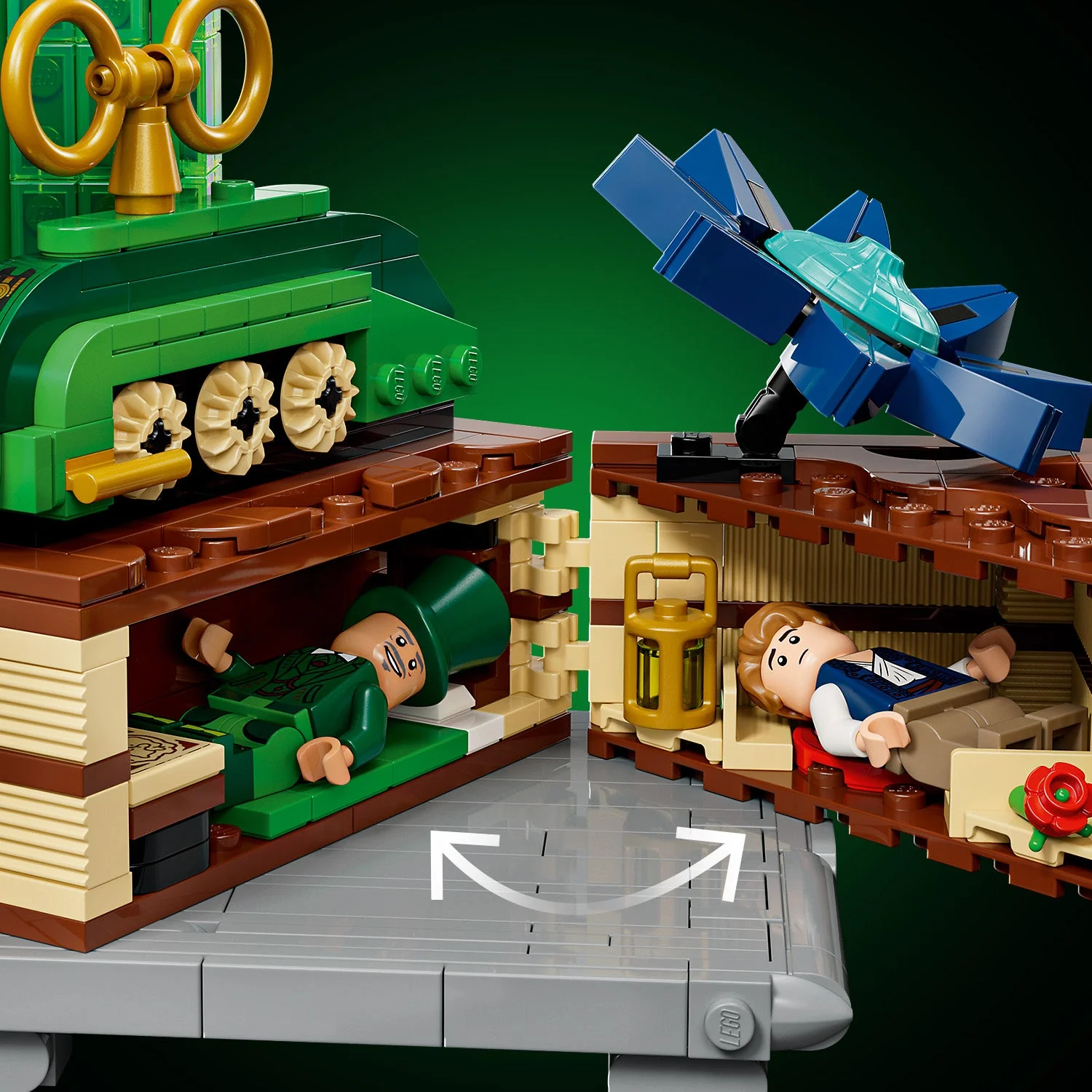 LEGO Wicked: Glinda & Elphaba Bookends (75691) - Image 12