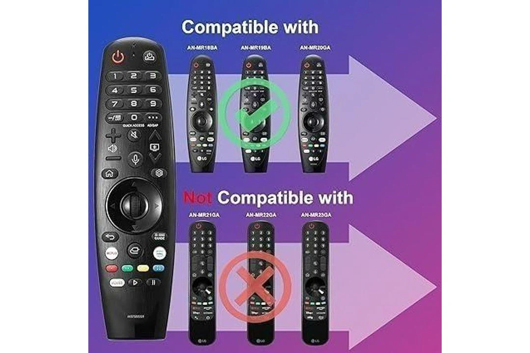 LG TV Remote Replacement Magic TV Remote - Image 8