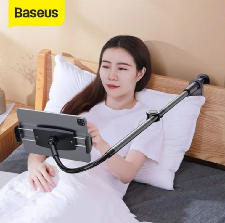 Long Arm Adjustable Lazy Phone Holder Clip Foldable Desk Tablet Mount Holder - Image 2