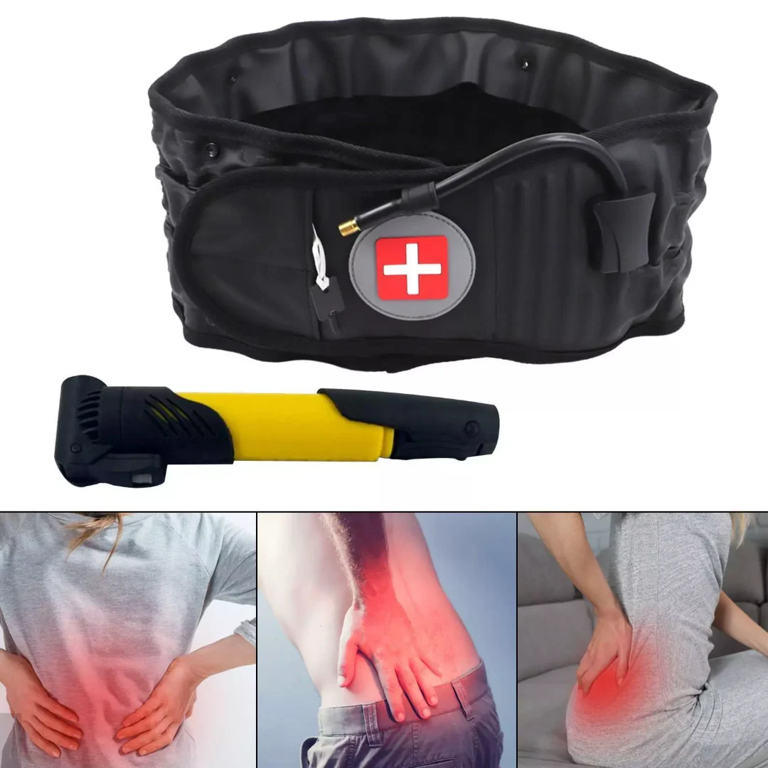 Lumbar Back Support Spinal Air Traction Belt Decompression Belt Lumbar Support for Lower Back Pain Relief - Image 3