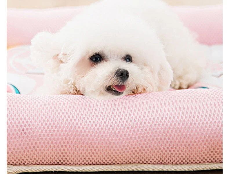 M Soft Breathable Pet Lay Cooling Mat Pad Bed For Summer Dog Cat Pup - Image 3
