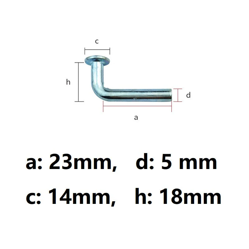 M6 Safety Pins Clip Drop Pin L shape - 20 Pack - Image 3