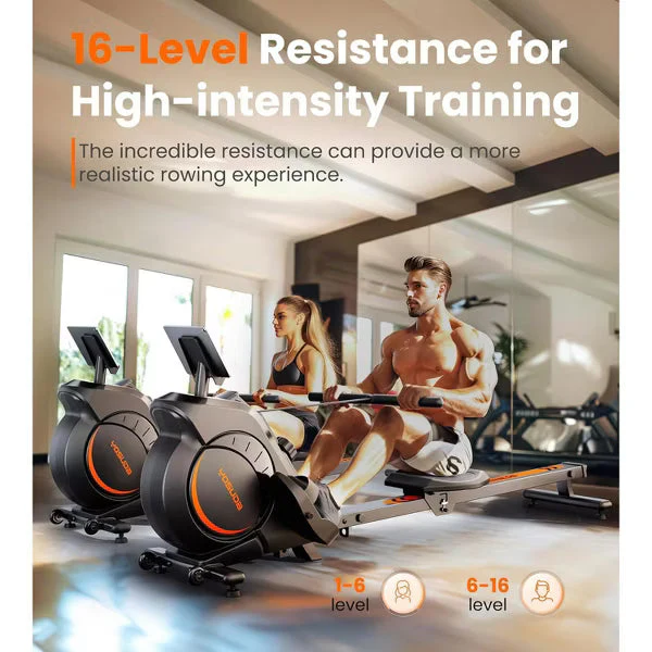 Rowing Machine Fitness Machine Double Track - Image 6