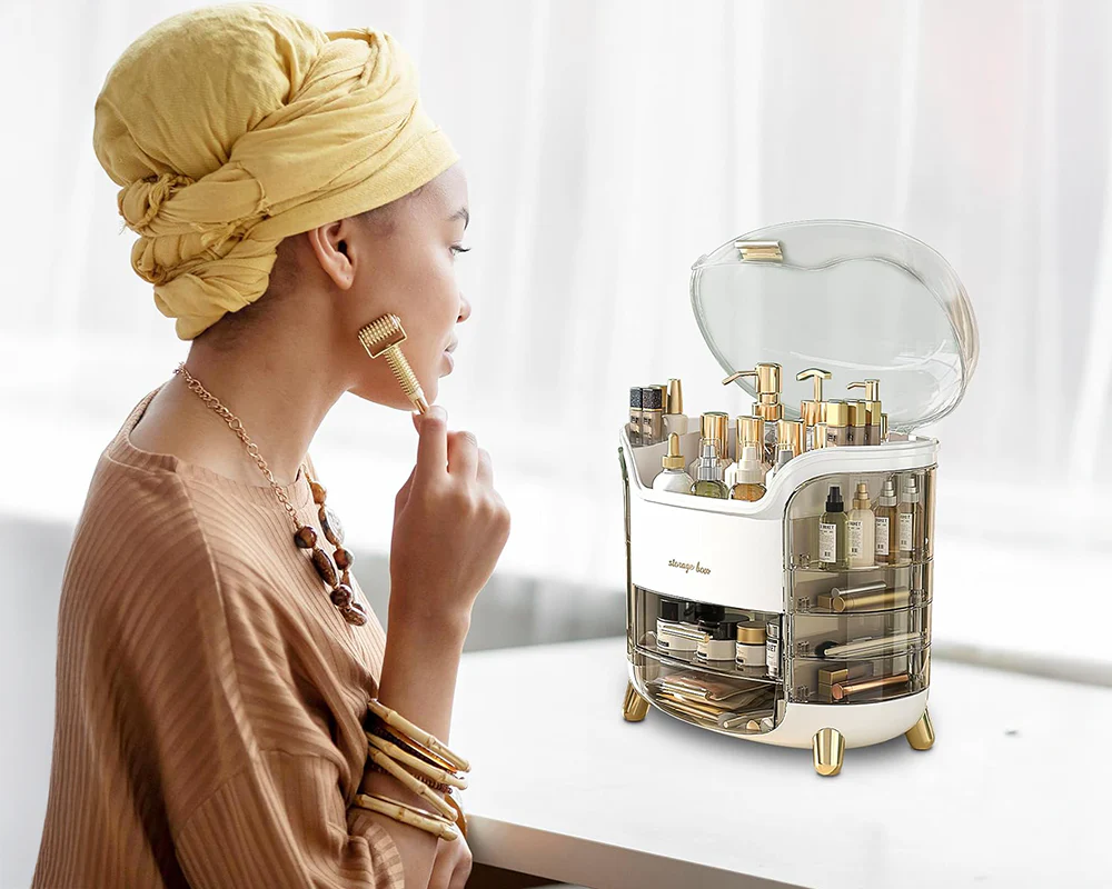 Makeup Case Makeup Box Dustproof Cosmetic Storage Box Organizer - Image 8