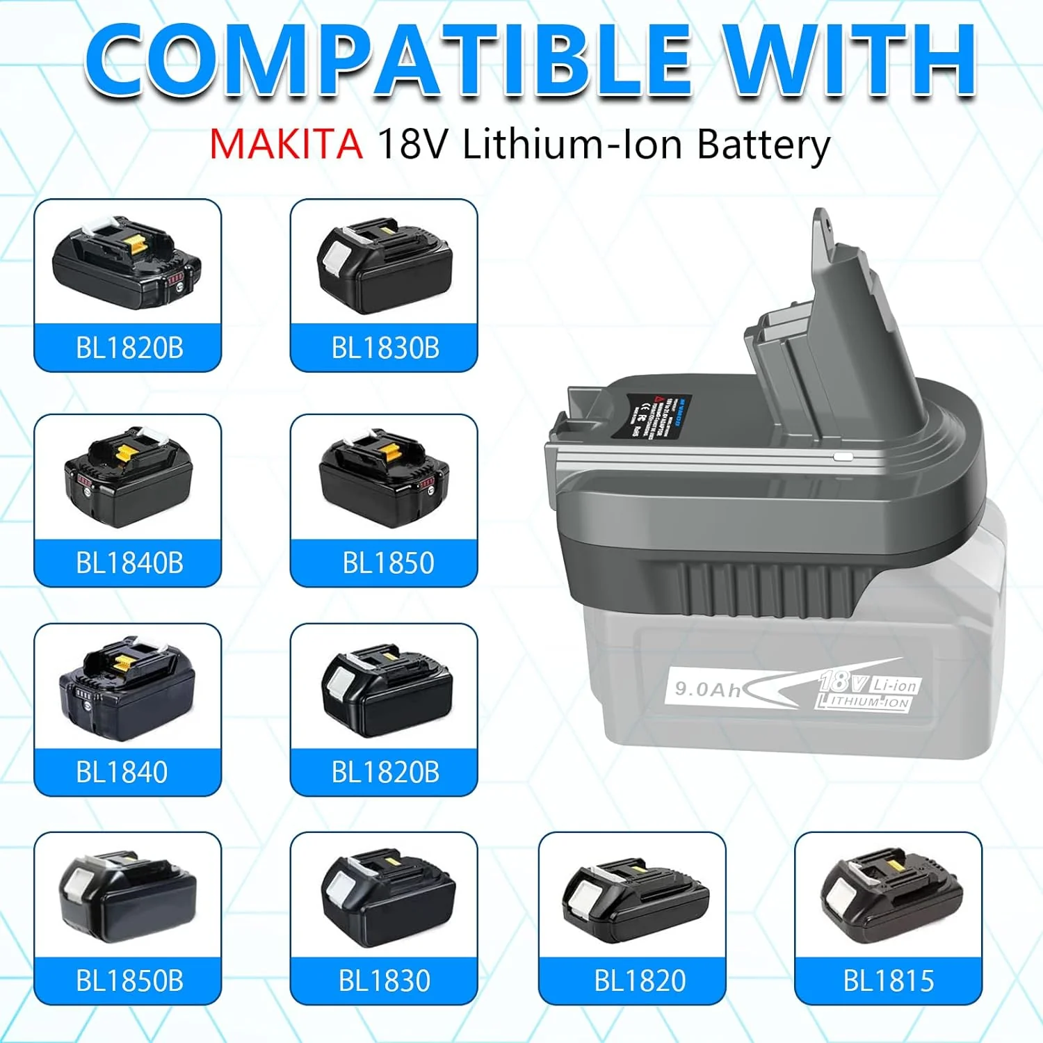 Makita to Dyson V6 Vacuum Cleaner Battery Adapter Converter - Image 5