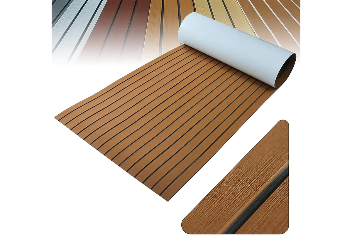 Marine Carpet Teak Boat Flooring Mat - Image 9