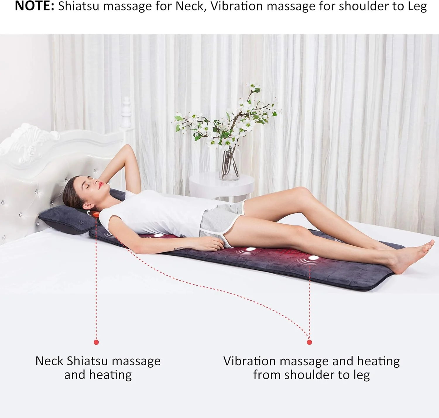 Massage Mattress Full Body Massage Mat heated - Image 11