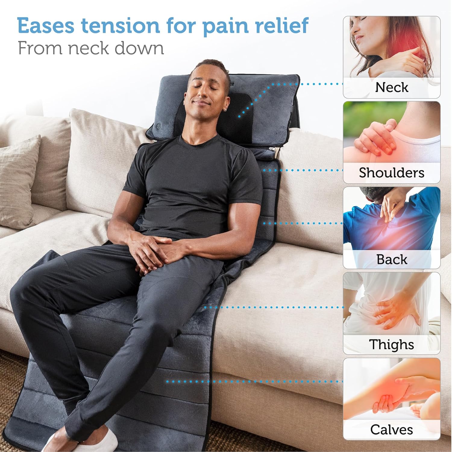 Massage Mattress Full Body Massage Mat heated - Image 5