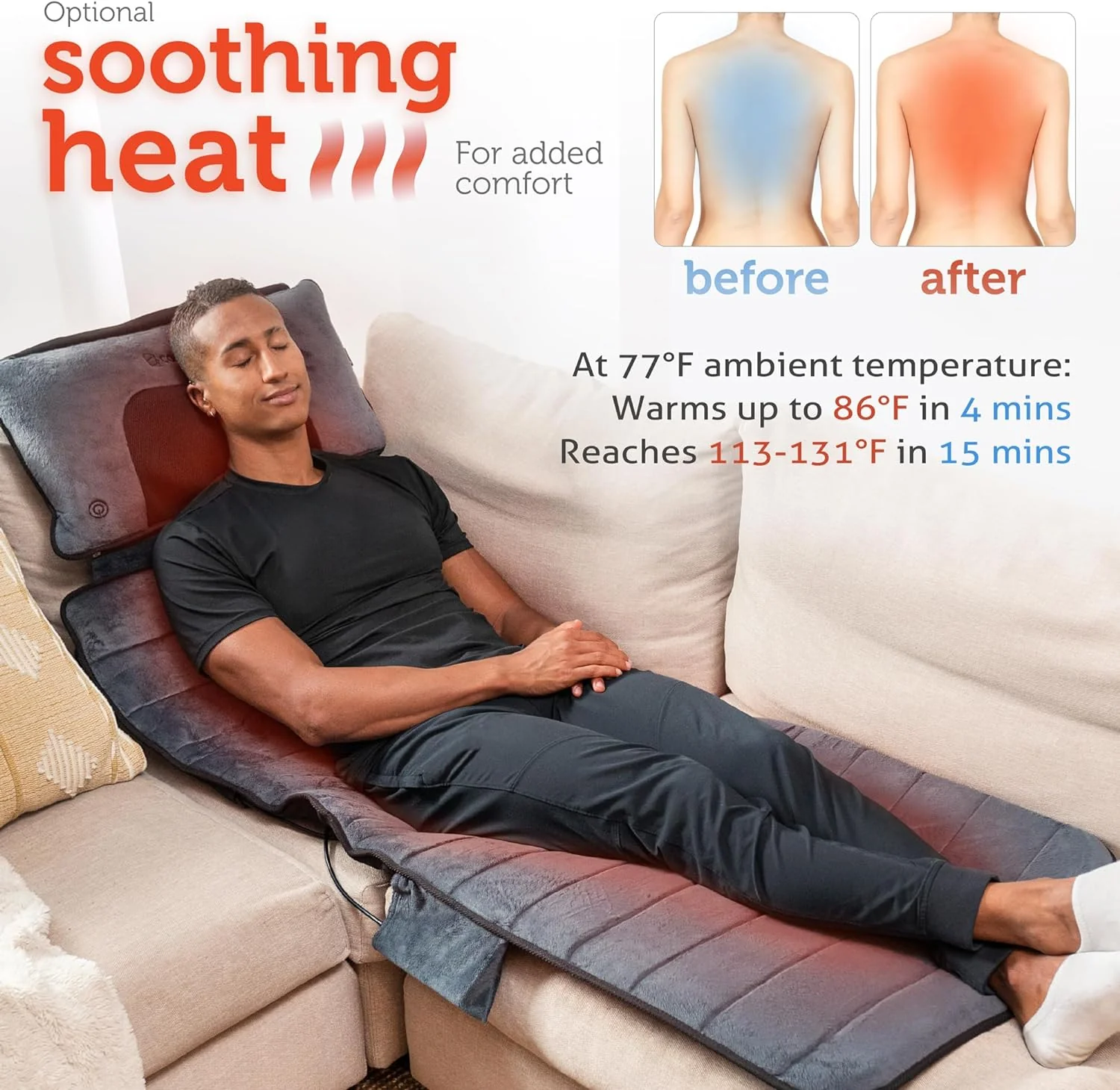 Massage Mattress Full Body Massage Mat heated - Image 6