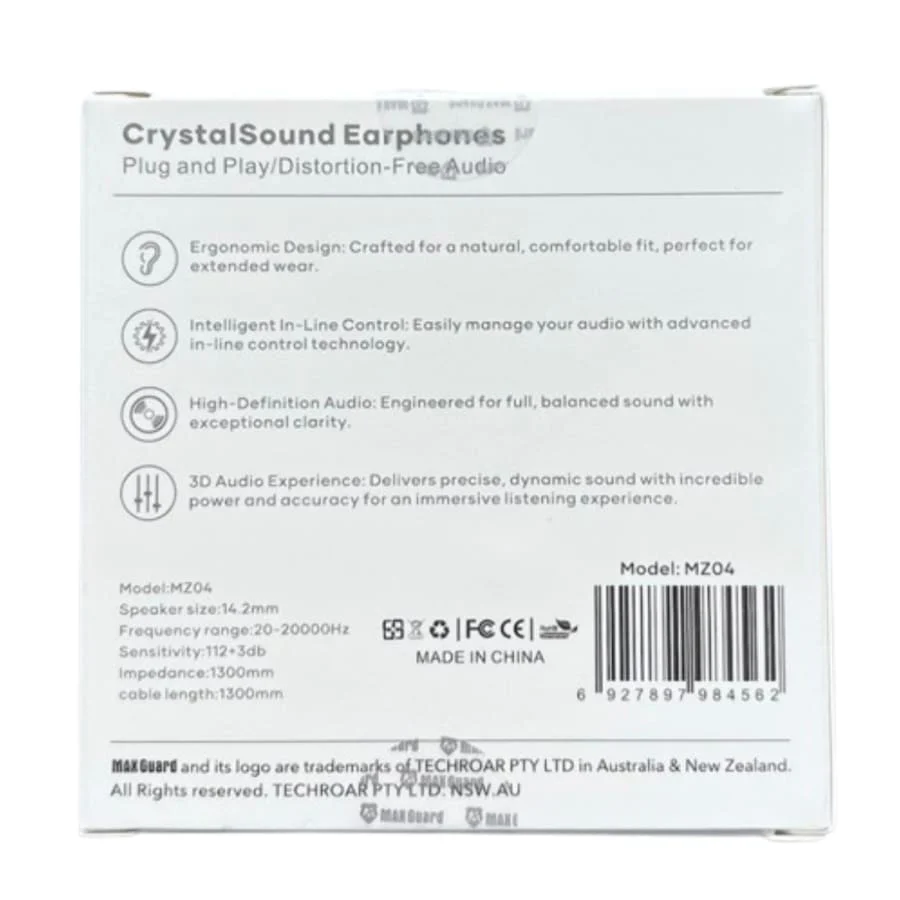 Maxguard Crystal Sound Earphones - MZ04 - Image 5