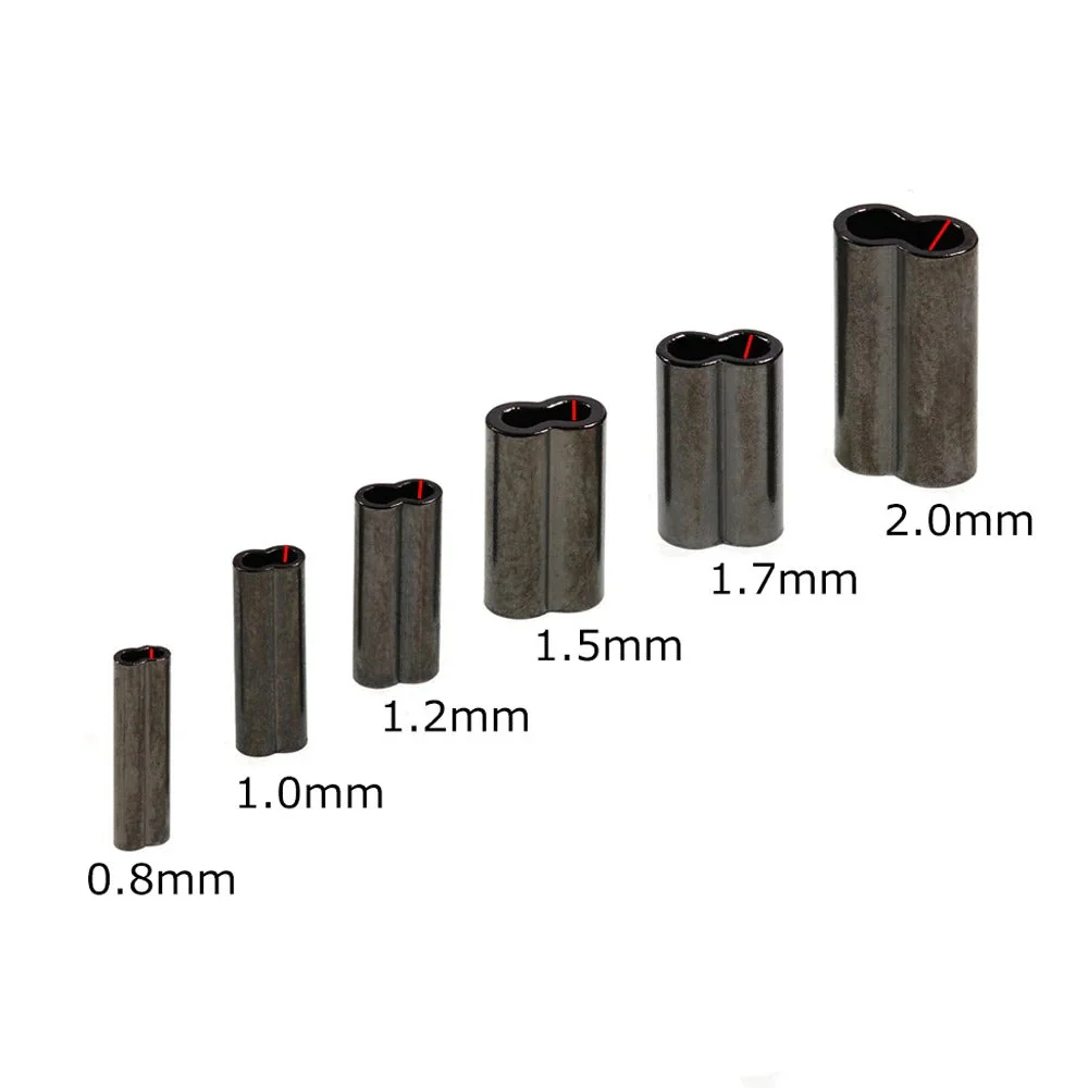 MeanFish Copper Double Crimp Sleeves - Pack of 50 - Image 4