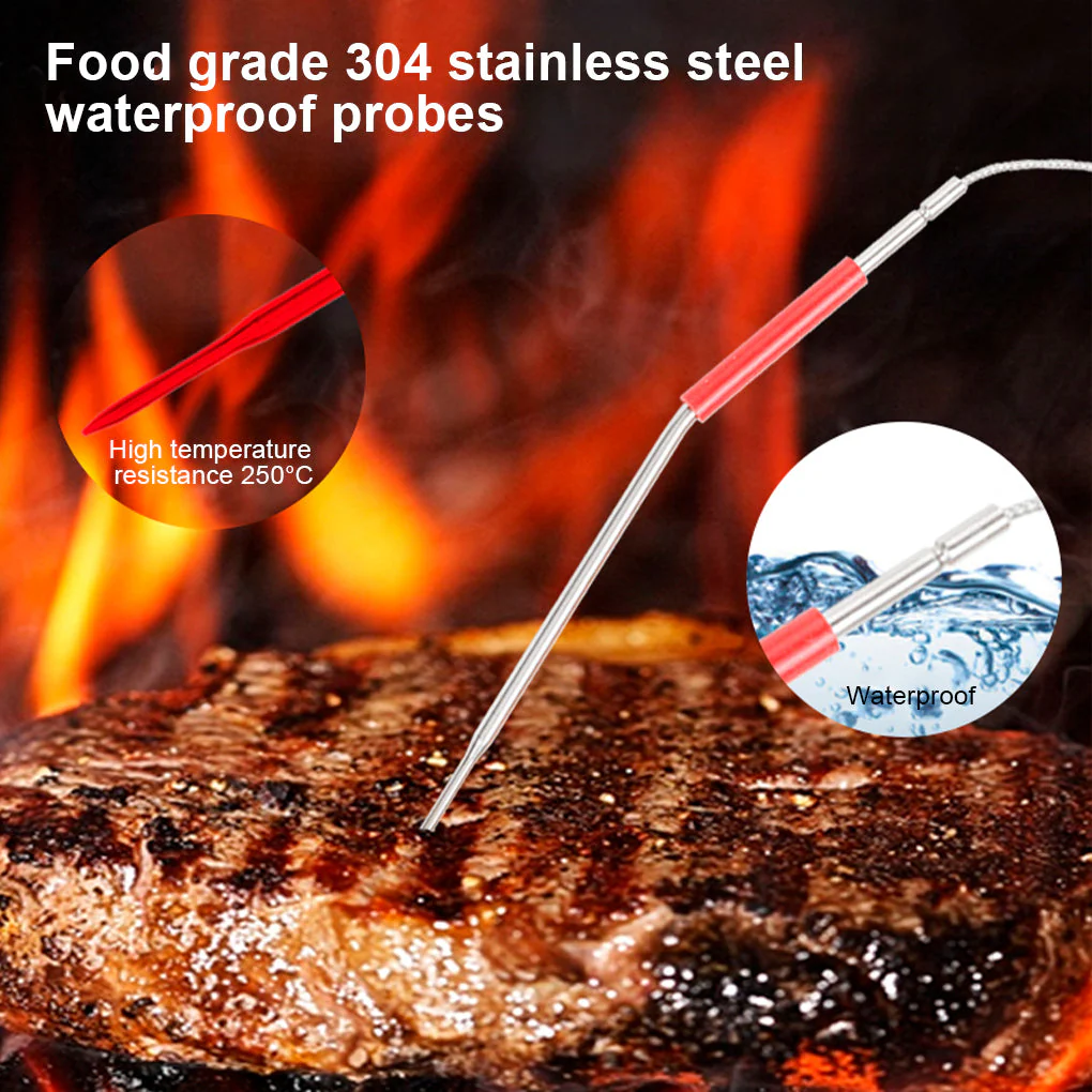 Meat Thermometer Instant-Read BBQ Rechargeable - Image 10