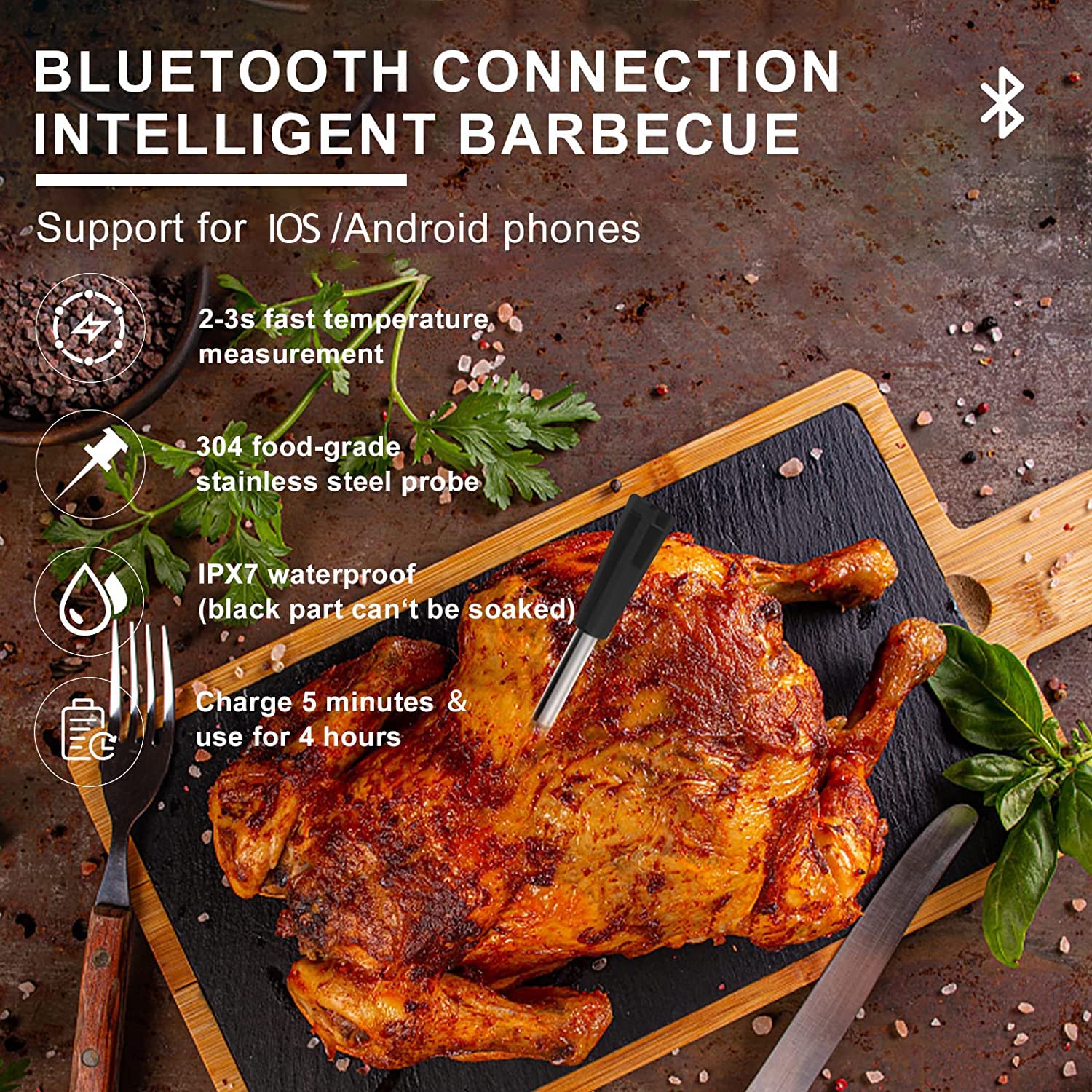 Meat Thermometer Smart Wireless - Image 4