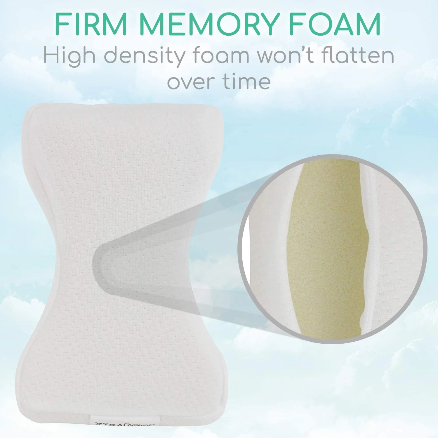 Memory Foam Knee Pillow Memory Foam Body Pillow - Image 6