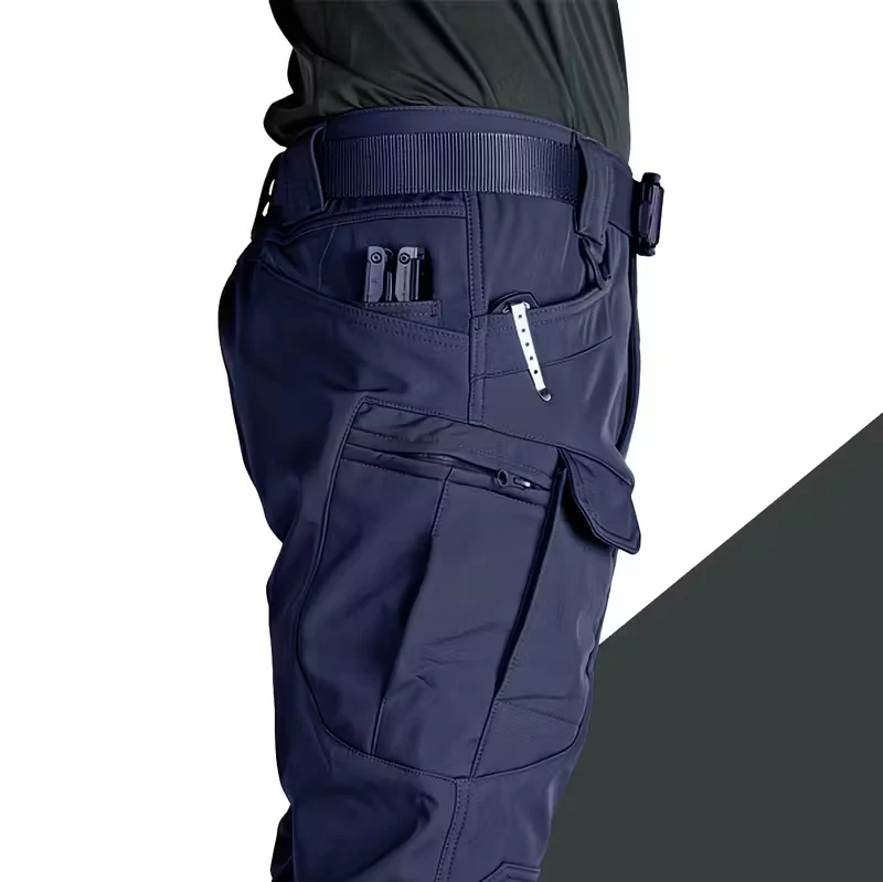 Men's Tactical Pants Water Resistant Flex Ripstop Cargo Pants Lightweight Hiking - Image 3