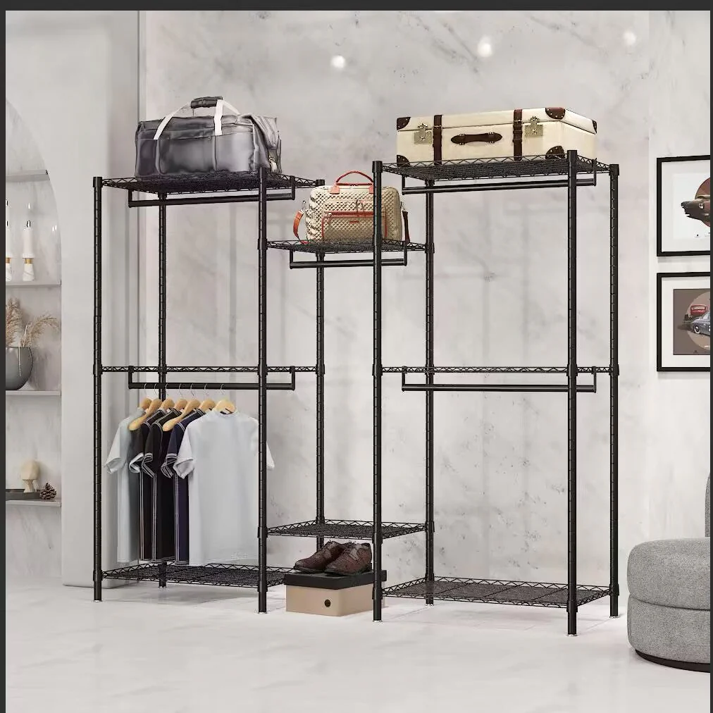 Metal Wardrobe Clothes Rack - Image 12
