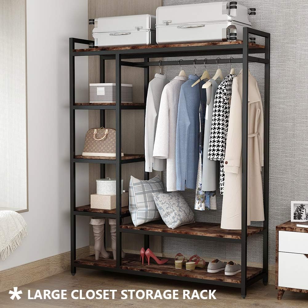 Metal Wardrobe Clothes Rack Clothes Organizer - Image 12