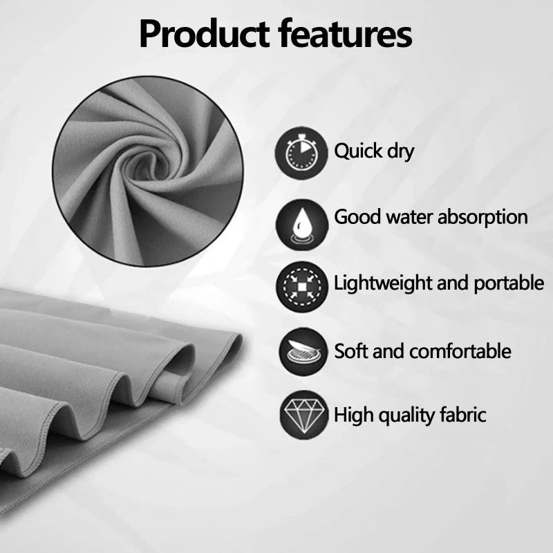 Microfiber Towel Perfect Travel Sports Beach Towel - Image 3