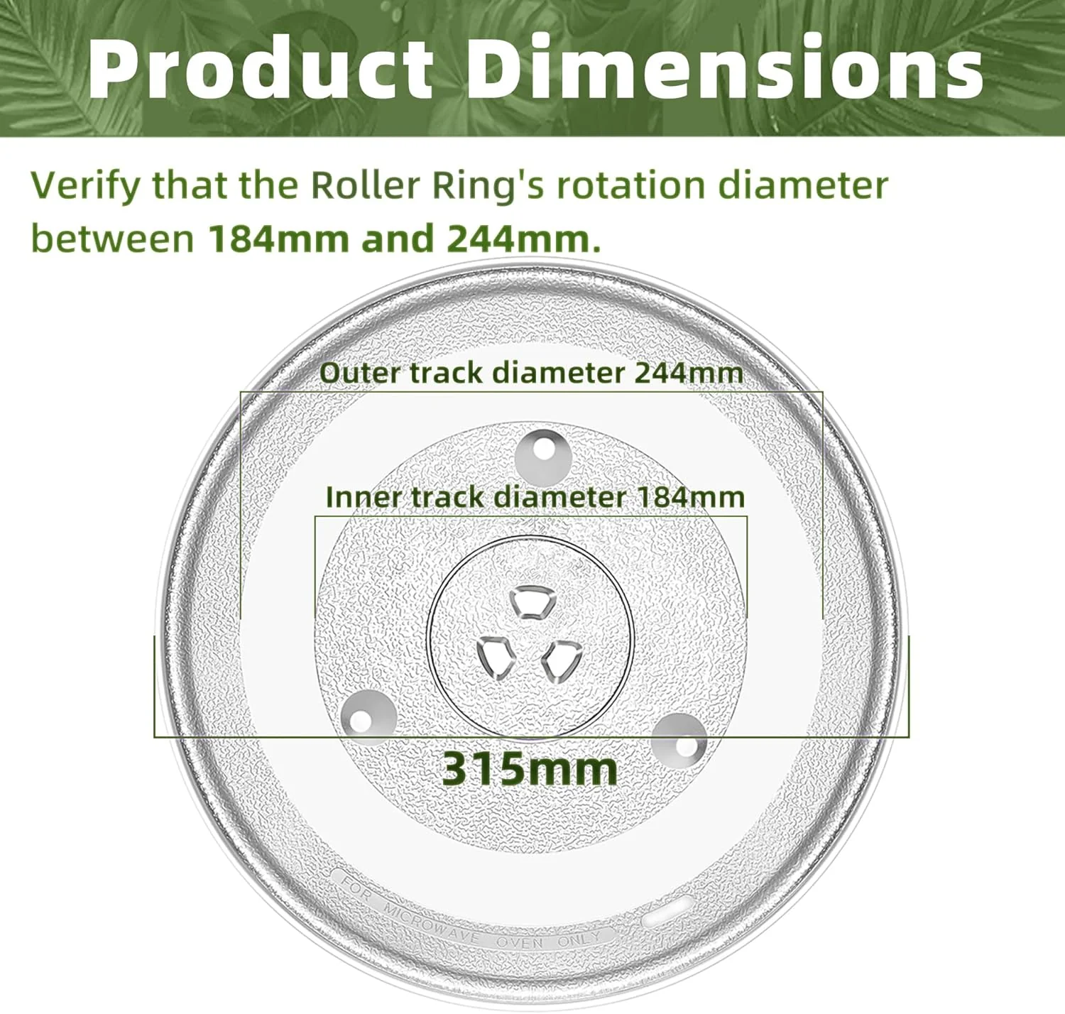 Microwave Turntable Glass Plate - Image 3