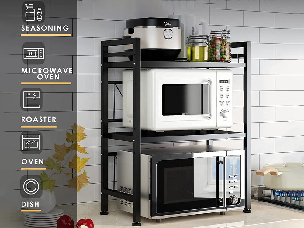 Microwave Kitchen Shelf Rack - Image 4