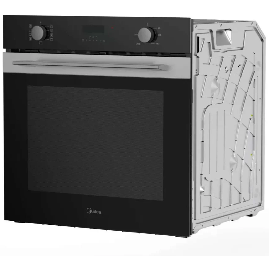 Midea 60cm Built-In Oven – 9 Functions (Stainless Steel) - Image 2