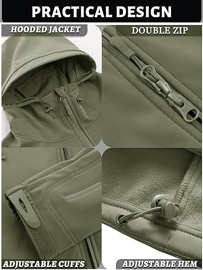 Military Tactical Soft Shell Jacket Coat Cargo Pants Suit Size M-3XL - Image 3