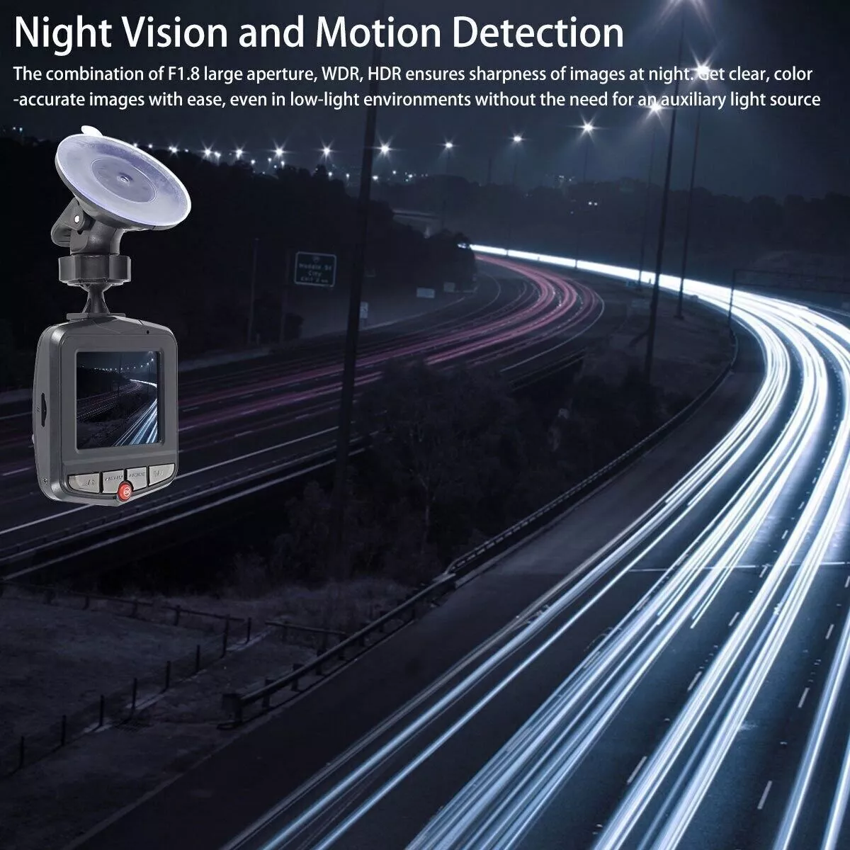 Mini 1080P HD LCD Car Dash Camera Video DVR Cam Recorder Night Vision - Image 12