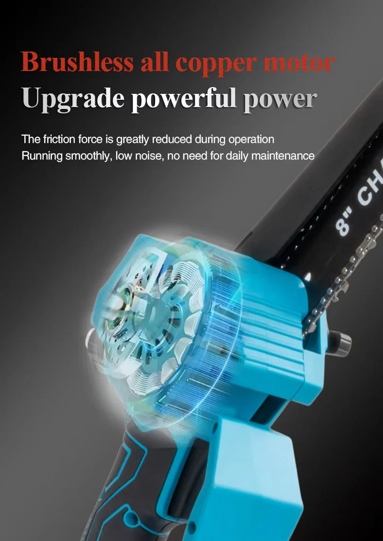 Mini Chain saw Cordless Power Chain Saws 8" - Image 11