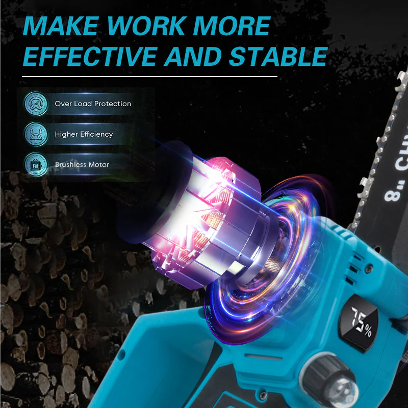Mini Chain saw Cordless Power Chain Saws 8" - Image 4