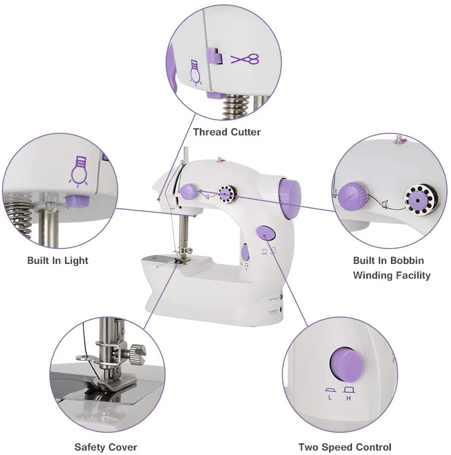Mini Sewing Machine Sewing Machine Mini Sewing Machine Handheld Portable - Image 5