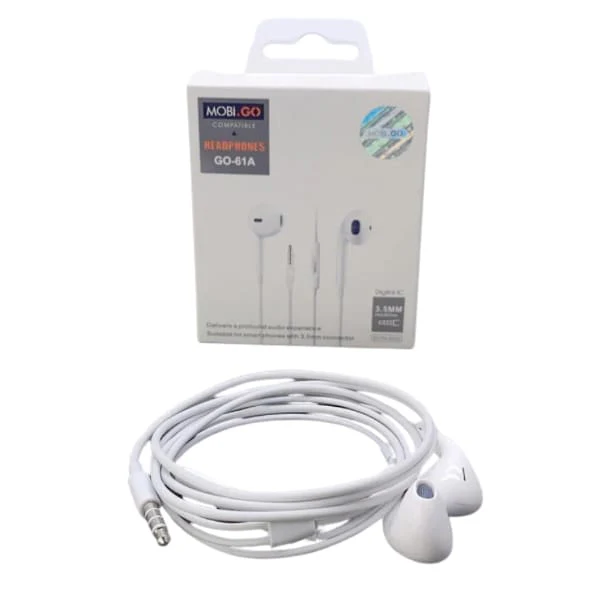 Mobigo GO-61A Earphones (extra bass) (3.5mm Jack) - Image 2