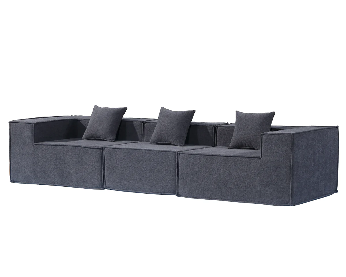 Modern 3 Seater Modular Sofa Set - Image 11