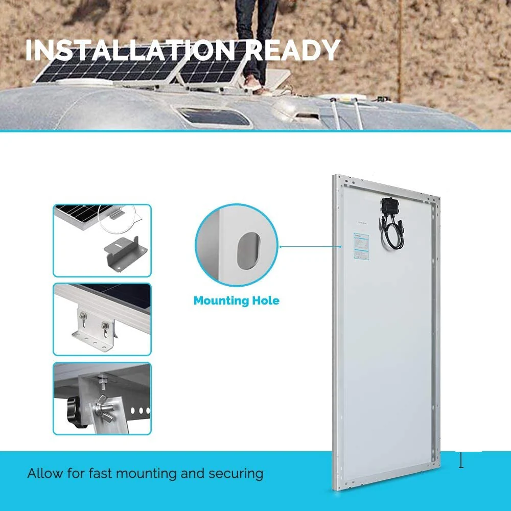 Mono Solar Panel 120W with 50A contller with mount - Image 7