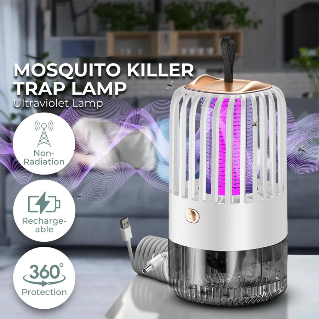 Mosquito Zapper Bug Zapper Mosquito Repellent (White) - Image 2