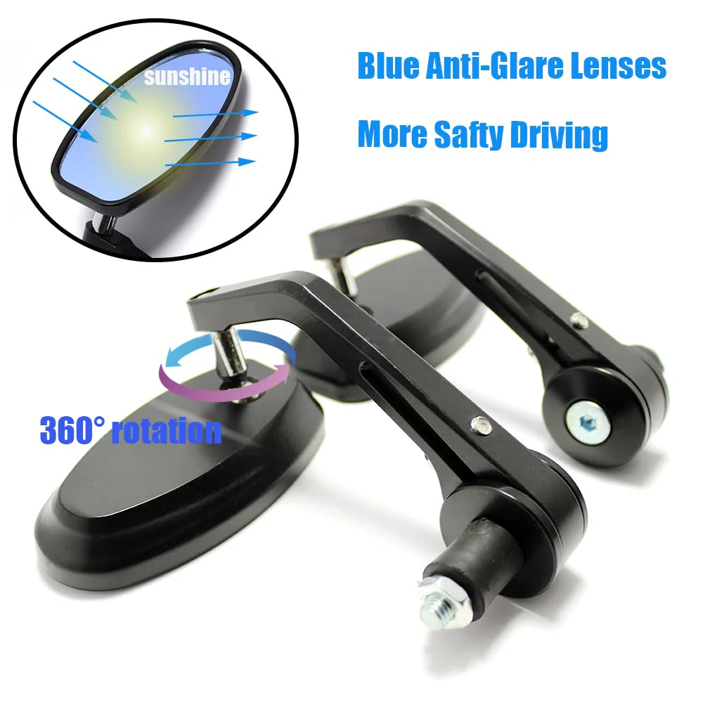 Motorcycle Bar End Mirrors Universal - Image 5